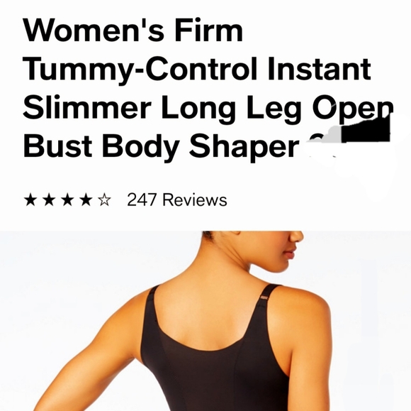 MAIDENFORM WOMENS FIRM  TUMMY CONTROL, INSTANT SLIMMER LONG LEGS. 2XL RUN SMALL. - Picture 6 of 16